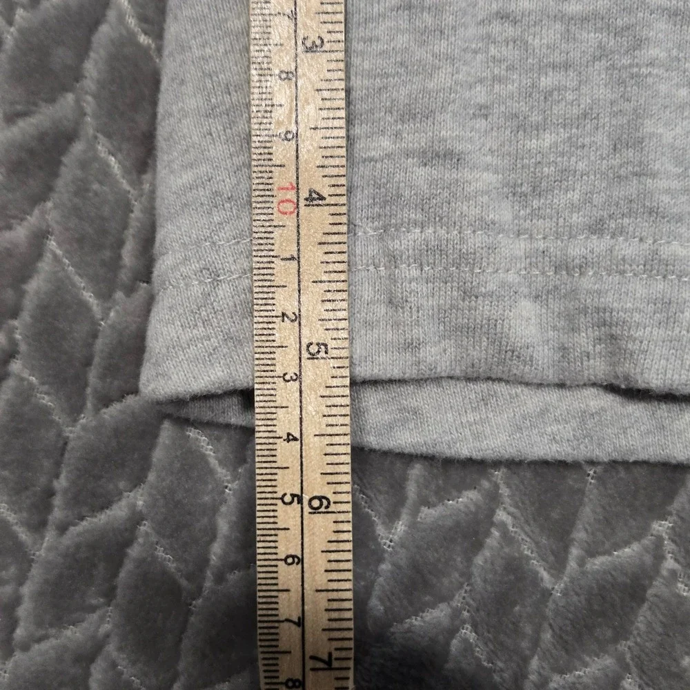 Chubbies Lounge Mens Heather Gray Cotton Fleece Sweat Shorts Small 5.5